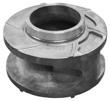 Single channel impeller for WILO EMU pump 